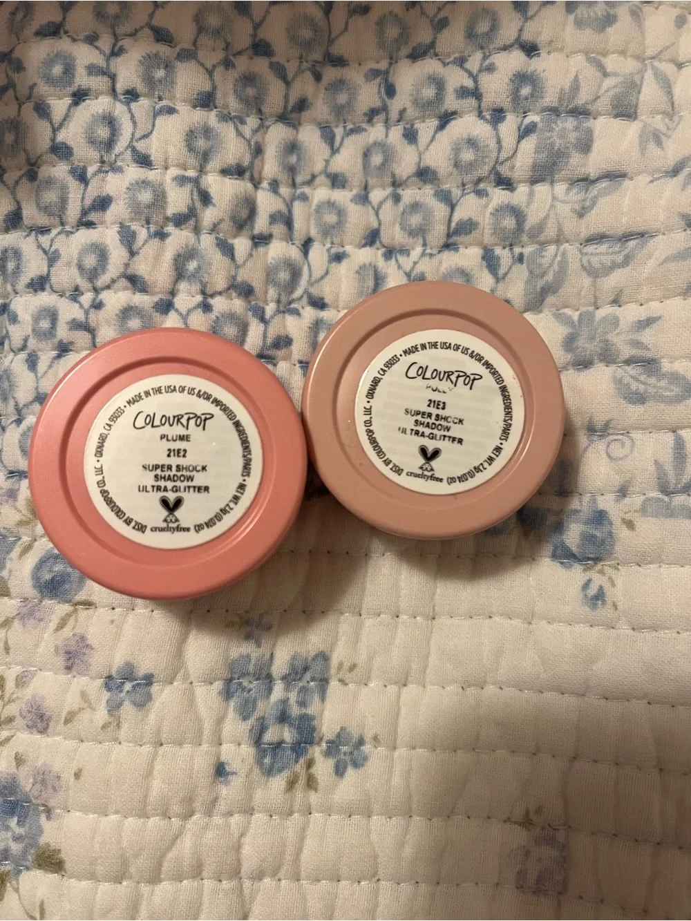 Colourpop supershock eyeshadows
